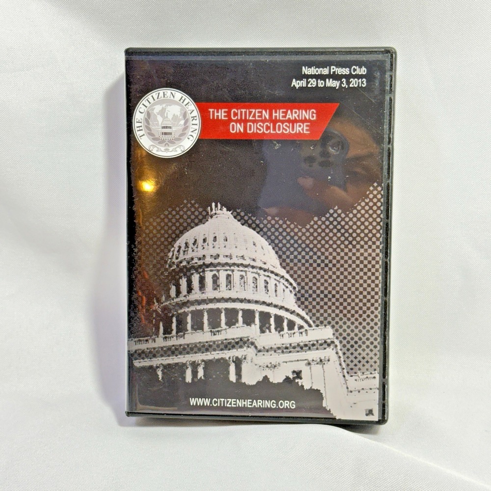2013 The Citizen Hearing On Disclosure 10‎ Disc DVD UFO Extraterrestrial Mint!